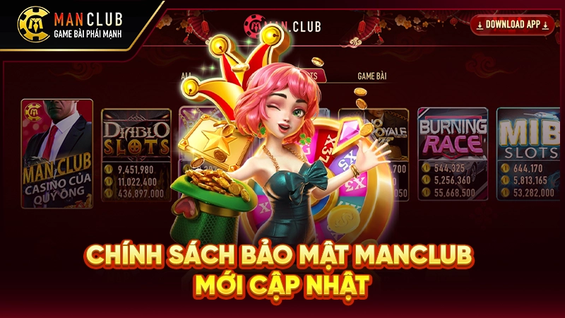 Chính sách bảo mật Manclub mới cập nhật