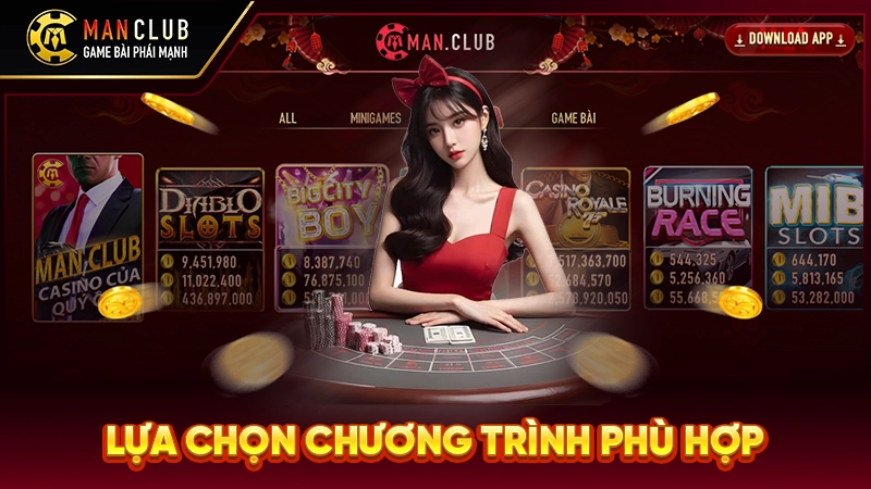 Lựa chọn chương trình phù hợp