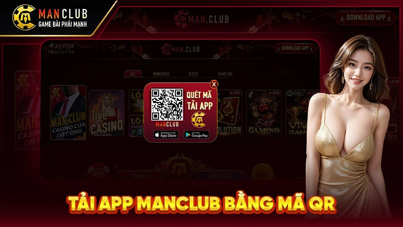 Tải App Manclub bằng mã QR