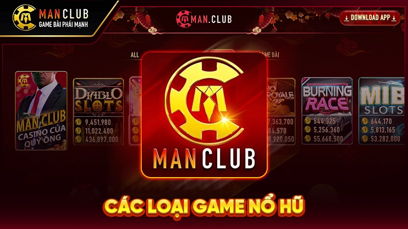 Săn Hũ Cực Khủng Với Các Loại Game Nổ Hũ Manclub Đẳng Cấp